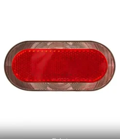 Spanninga Fietsverlichting<achterlicht Elips Xb batterij 80mm