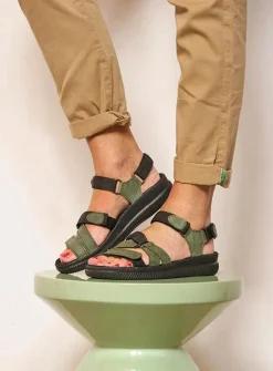 Wolky Sandalen & Slippers|Wandelsandalen<Action Lady - Sandalen dames Lichtgroen
