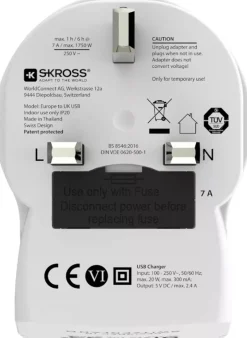 ANWB Stekkers & Kabels|Wereldstekkers<Adapter UK USB 2x