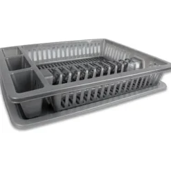 Michelino Keukenaccessoires>Afdruiprek met lekbak - 46x37x10 cm