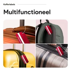 Thousandtravelmiles Kofferlabels>Aluminium kofferlabels – 7 stuks
