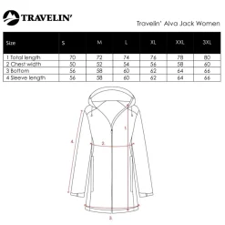 Travelin' Zomerjassen|Waterdichte Jassen<Alva Dames - Hardshell Jas - Waterdicht Zand
