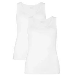 DAMES Bamboo Basics Thermoshirts|T-Shirts>ANNA Singlets 2-pack Dames