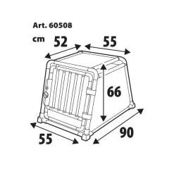 Lampa Autobenches & Accessoires<auto-hondenbench 55 x 90 x 66H cm