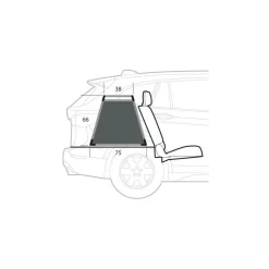 Lampa Autobenches & Accessoires<auto-hondenbench 75 x 75 x 66H cm