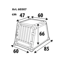 Lampa Autobenches & Accessoires<auto-hondenbench 60 x 85 x 86H cm