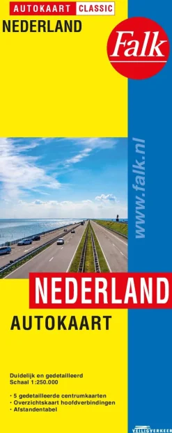 Falk Wegenkaarten & Atlassen|Wegenkaarten<autokaart Nederland Classic
