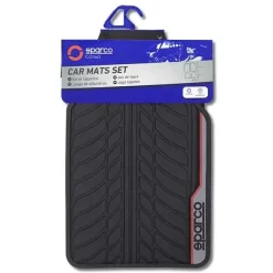 Sparco Automatten>Automatten set - Rubber - Rood