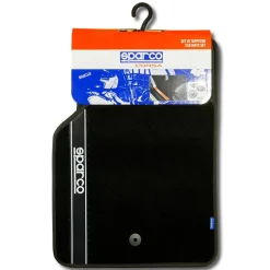 Sparco Automatten<Automatten set - Stof - Zwart