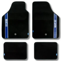 Sparco Automatten<Automatten set - Stof - Blauw