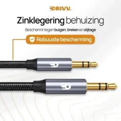 Drivv. Audio|Stekkers & Kabels<AUX Kabel 3.5mm - 3 Meter