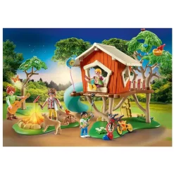 PLAYMOBIL® Bouwen & Constructie<Avonturen boomhut met glijbaan 71001