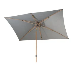 4 Seasons Parasols & Windschermen|Parasols & Windschermen<Azzurro 200x300 cm Stokparasol Donker Grijs