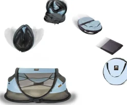 Deryan Campingbedjes|Campingbedjes>Baby luxe campingbedje - Zelfopblaasbare matras