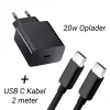 Blue Star E-Readers & Accessoires>Bluestar Ereader Oplader 20w + 2 Meter Type C