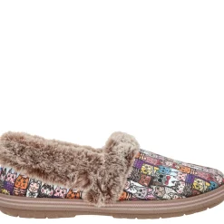 DAMES Skechers Pantoffels & Sloffen|Pantoffels & Sloffen>Bobs Too Cozy Chic Cat Pantoffels Dames