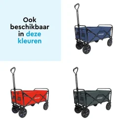 Brasq Bolderkarren|Bolderkarren<Bolderkar - Opvouwbaar - 80 KG Zwart