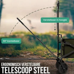 Avalo Bolderkarren|Bolderkarren<Bolderkar Opvouwbaar XL Groen