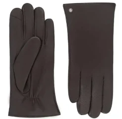 Roeckl Handschoenen<Boston - Heren handschoenen - Leer/Wol - Touchfunc Bruin