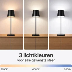 Brend Tafellampen>BR-2228 Draadloze Tafellamp - Dimbaar