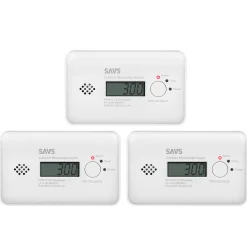 Savs Koolmonoxidemelders>C10 Koolmonoxidemelder 3-pack