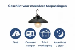 Hem Hanglampen>Camping Hanglamp Oplaadbaar – LED Sfeerlamp