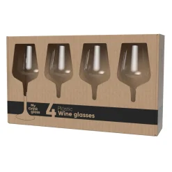Mydrinkglass Bekers & Glazen>Camping wijnglazen – 4 stuks – onbreekbaar