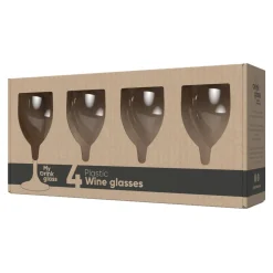 Mydrinkglass Bekers & Glazen>Camping wijnglazen – 4 stuks – onbreekbaar