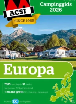 ACSI Kampeergidsen|Kampeergidsen<Campinggids Europa 2026