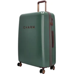 Charm London Koffers & Trolleys<Capetown - Grote koffer - 75cm - 95L - TSA-slot Donker Groen