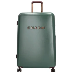 Charm London Koffers & Trolleys<Capetown - Grote koffer - 75cm - 95L - TSA-slot Donker Groen