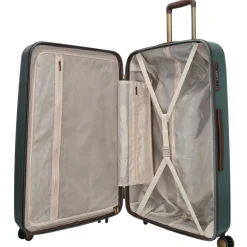 Charm London Koffers & Trolleys<Capetown - Grote koffer - 75cm - 95L - TSA-slot Donker Groen