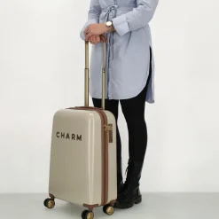 Charm London Koffers & Trolleys<Capetown - Kofferset 2-dlg - 75/55cm - TSA-slot Beige