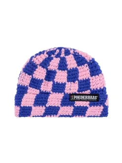 DAMES Poederbaas Mutsen>Checkerboard - Dames - Muts