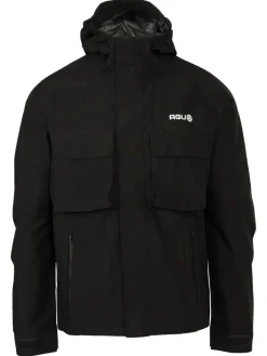 Agu Waterdichte Jassen|Waterdichte Jassen<City Cruiser Regenjas Urban Outdoor Zwart