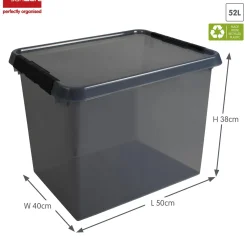 Sunware Opbergmanden En- Kratten>Comfort line - Opbergbox - 52L - 6-dlg