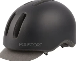 Polisport Fietshelmen Voor Volwassenen<Commuter helm voor stadsfietsen 58-61 cm Zwart