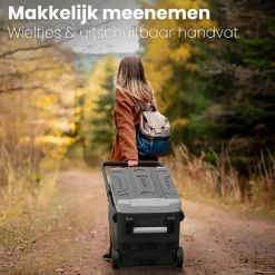 Auronic Koelboxen|Koelkasten>Compressor Koelbox – 49L – Grijs