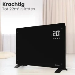 Auronic Kachels<Convectorkachel – 2000W – Zwart