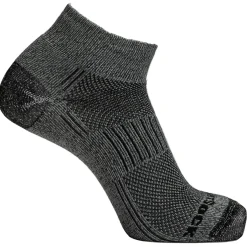 Wrightsock Sokken|Sokken<Coolmesh Quarter sokken Grijs - Zwart