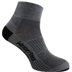 Wrightsock Sokken|Sokken<Coolmesh Quarter sokken Grijs