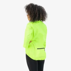 Rogelli Fietsjassen<Core - Fiets Regenjack Dames Fluor Geel