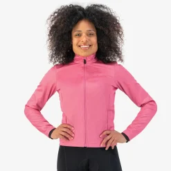 Rogelli Fietsjassen<Core - Fiets Winterjack Dames Roze