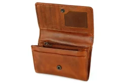 Bear Design Portemonnees<Croco - Portemonnee - Leer - Dames - 4 pasjes