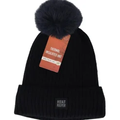 DAMES Heatkeeper Mutsen>Dames - Met Pompon - Muts