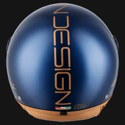 Beon Motorhelmen<Design Luxe Scooterhelm met vizier Blauw