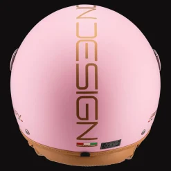 Beon Motorhelmen<Design Luxe Scooterhelm met vizier Roze