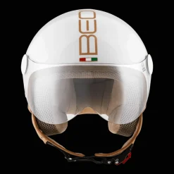 Beon Motorhelmen<Design Luxe Scooterhelm met vizier Wit