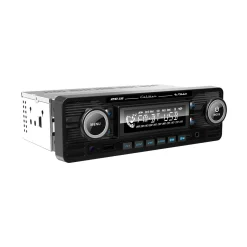 Caliber Autoradio'S>1-DIN Retro Autoradio Zwart Bluetooth USB-C
