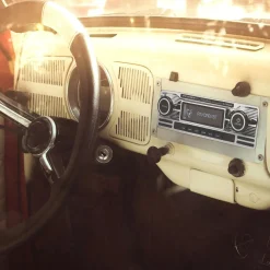 Caliber Autoradio'S<1-DIN Retro DAB+ Autoradio Chroom Bluetooth